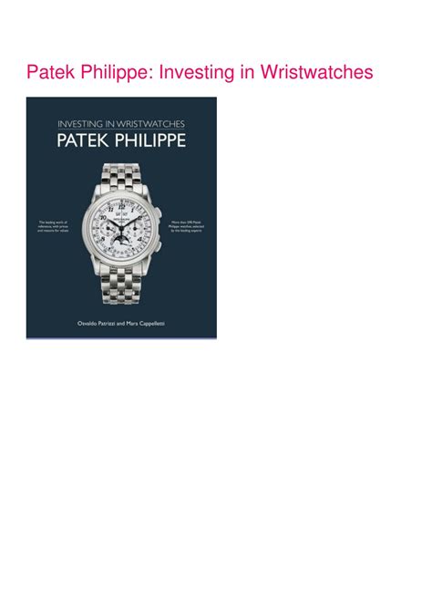 patek philippe ppt|Patek Philippe & Co. .